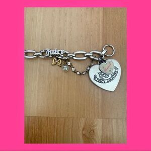 JUICY COUTURE Silver Charm Bracelet JUICY COUTURE Silver Charm Bracelet